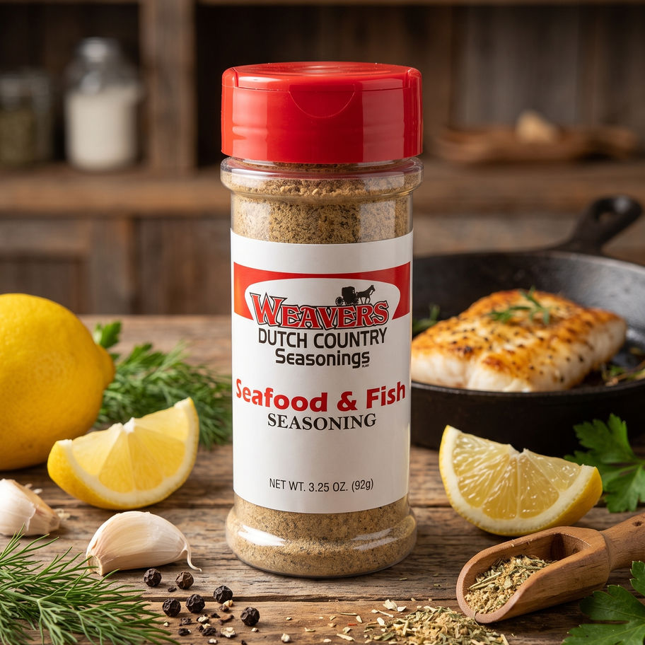 Weavers Seafood & Fish Seasoning 3.25oz bottle