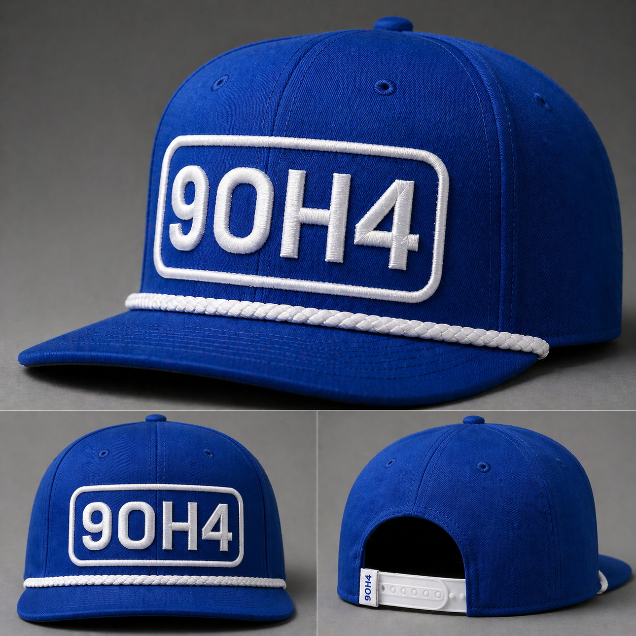 90H4 Blue White