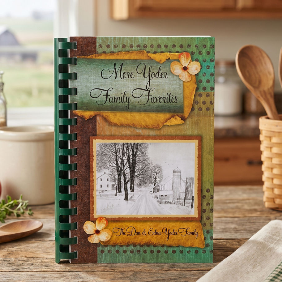 More Yoder Family Favorites cookbook by Dan and Edna Yoder.