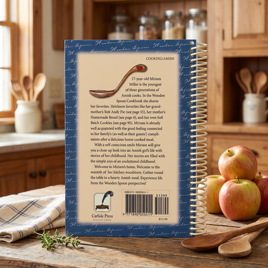 Back cover of The Wooden Spoon Cookbook by Miriam Miller