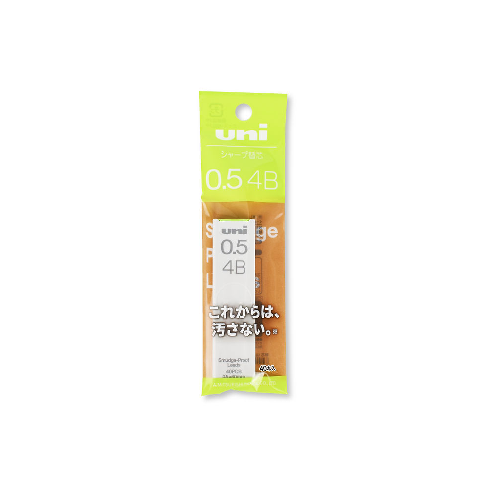 縮圖：Uni Pencil Leads H HB B 2B 4B Smudge Resistant UL-S-05