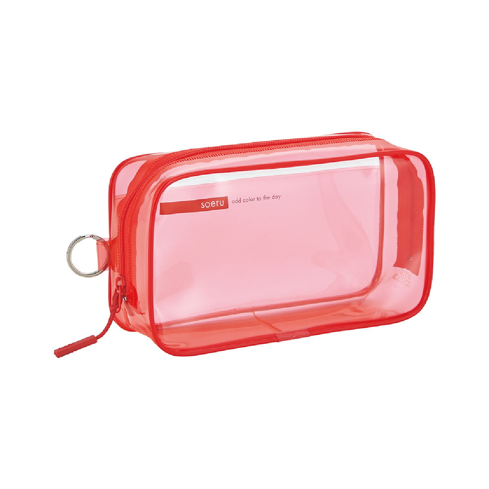 Thumbnail: LIHIT LAB Soeru Clear PVC Box Pencil Case A-8101
