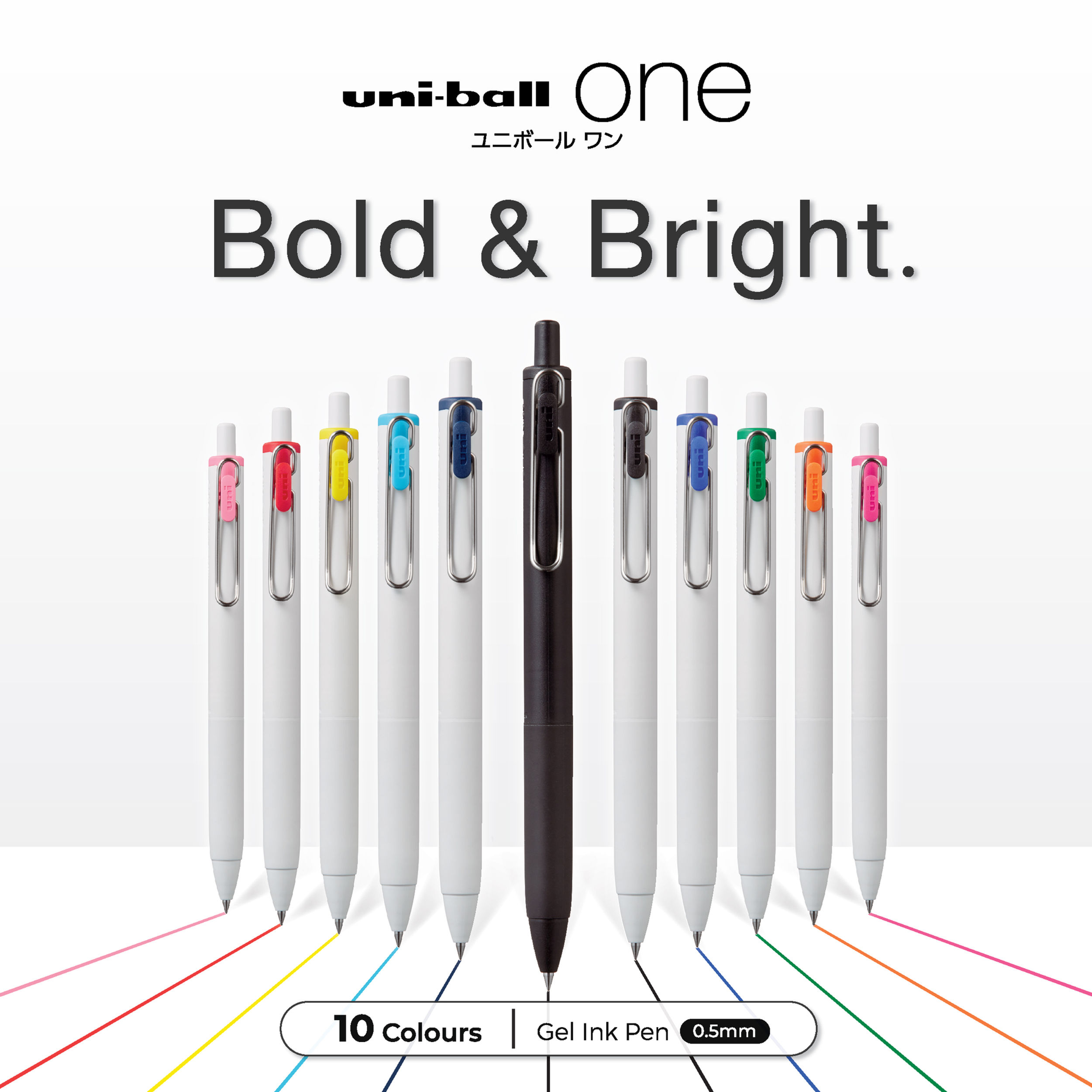 Uni-ball One Gel Ink Ballpoint Pen 0.5mm