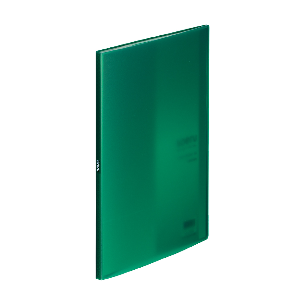 Thumbnail: LIHIT LAB Soeru Clear Book A4 Size 20 Pockets N-8101