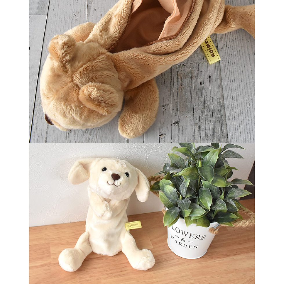 Thumbnail: Sun-star Stationery  Nuimee Fluffy Pen Case (Lying)