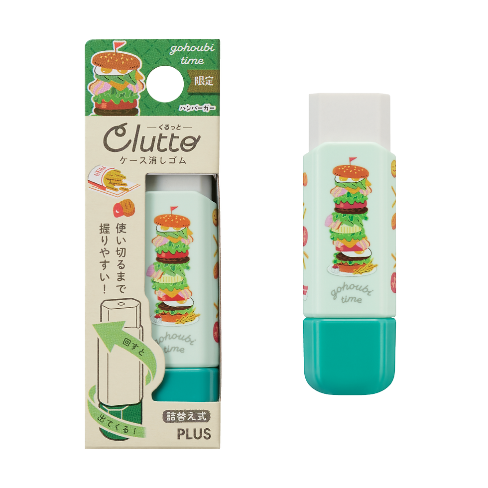 Thumbnail: PLUS  Non-PVC Clutto Eraser Delicious Food Series