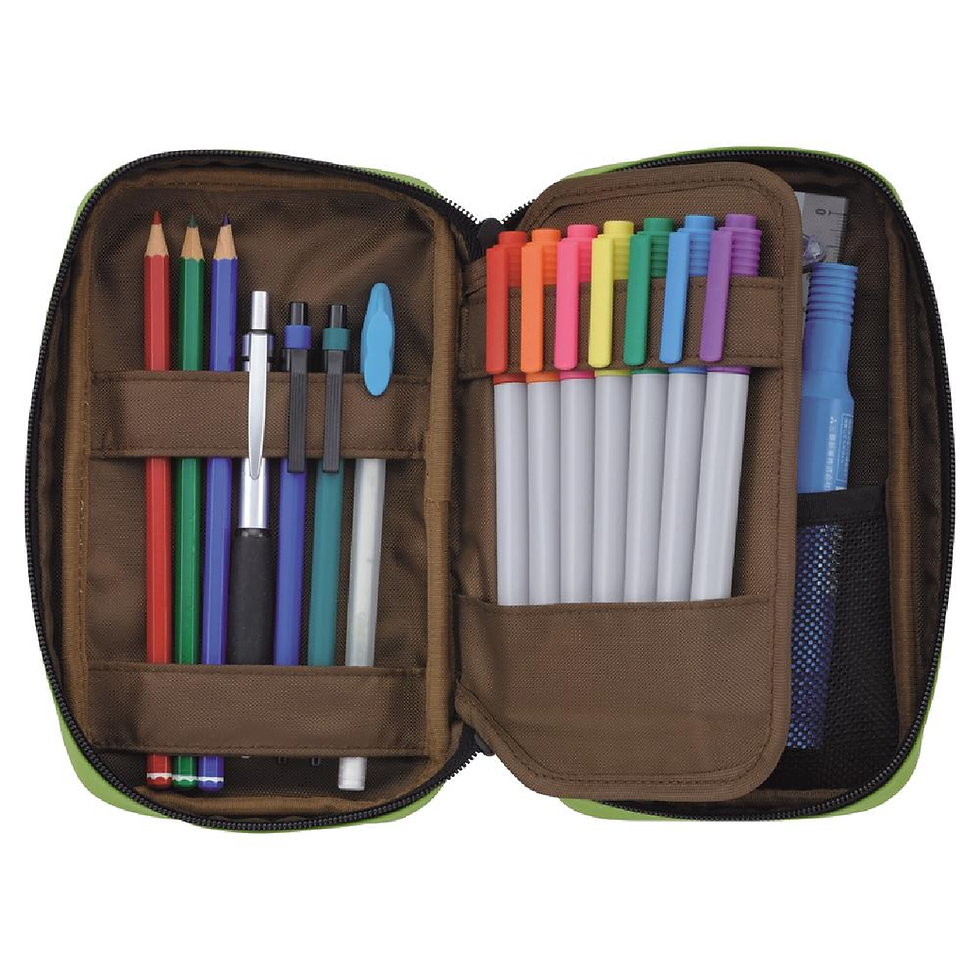 Thumbnail: LIHIT LAB Book Type Pen Case 200mm x 50mm x 120mm A-7551