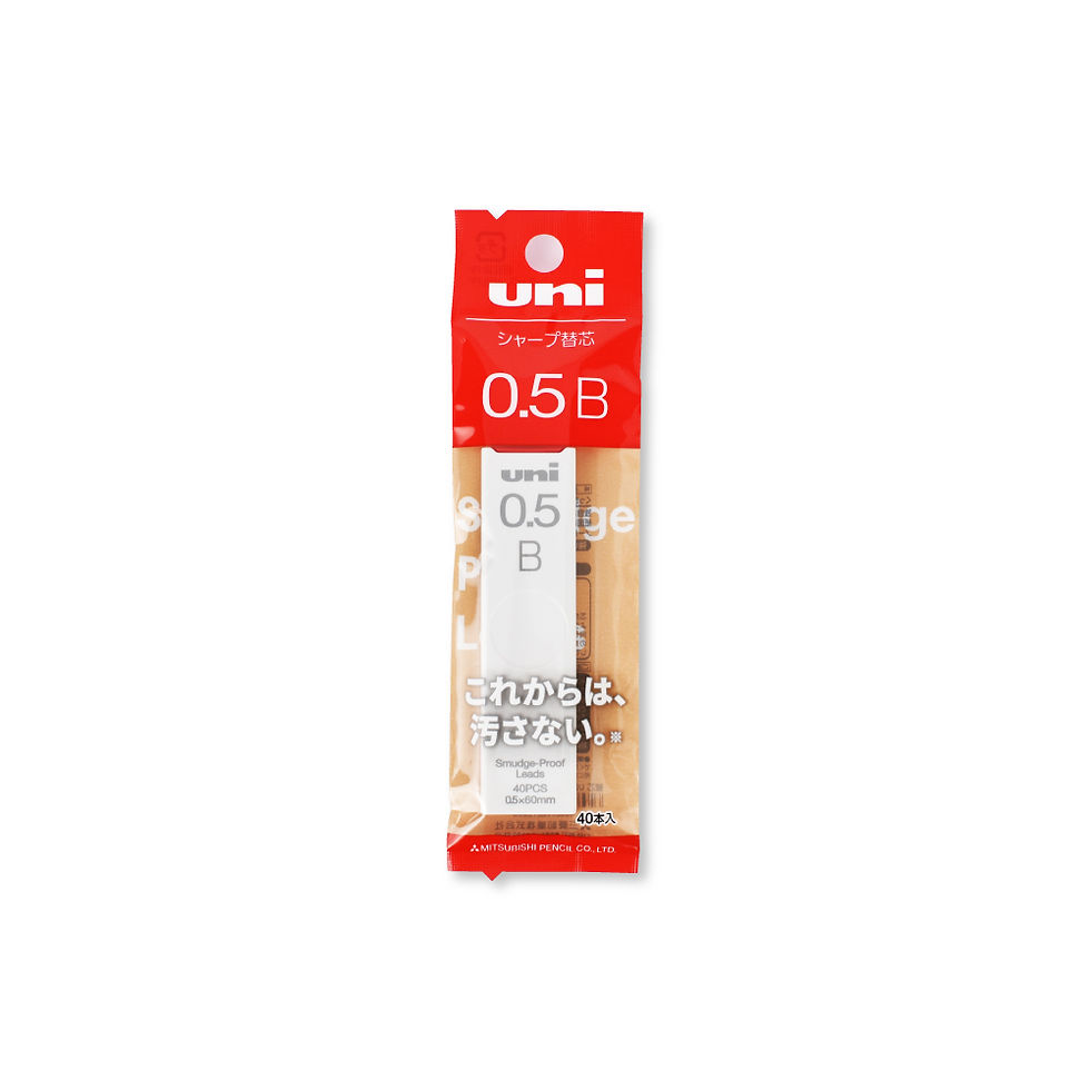 縮圖：Uni Pencil Leads H HB B 2B 4B Smudge Resistant UL-S-05