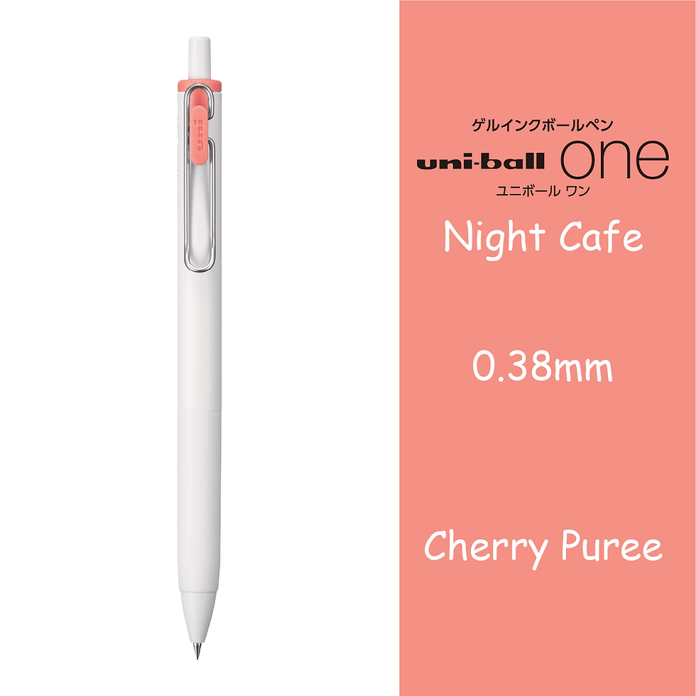 Thumbnail: Uni-ball One Gel Ink Roller Pen Night Cafe Series 0.38mm/0.5mm