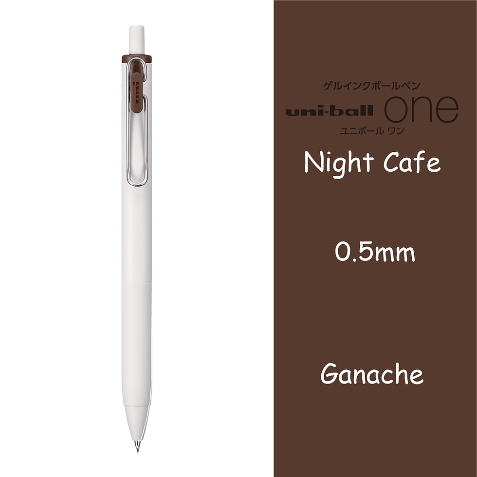 縮圖：Uni-ball One Gel Ink Roller Pen Night Cafe Series 0.38mm/0.5mm