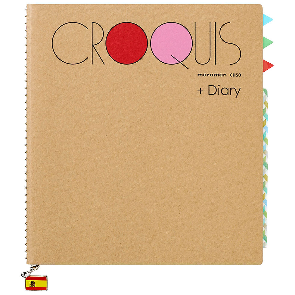 縮圖：Maruman Croquis Diary Free Type Monthly Calendar