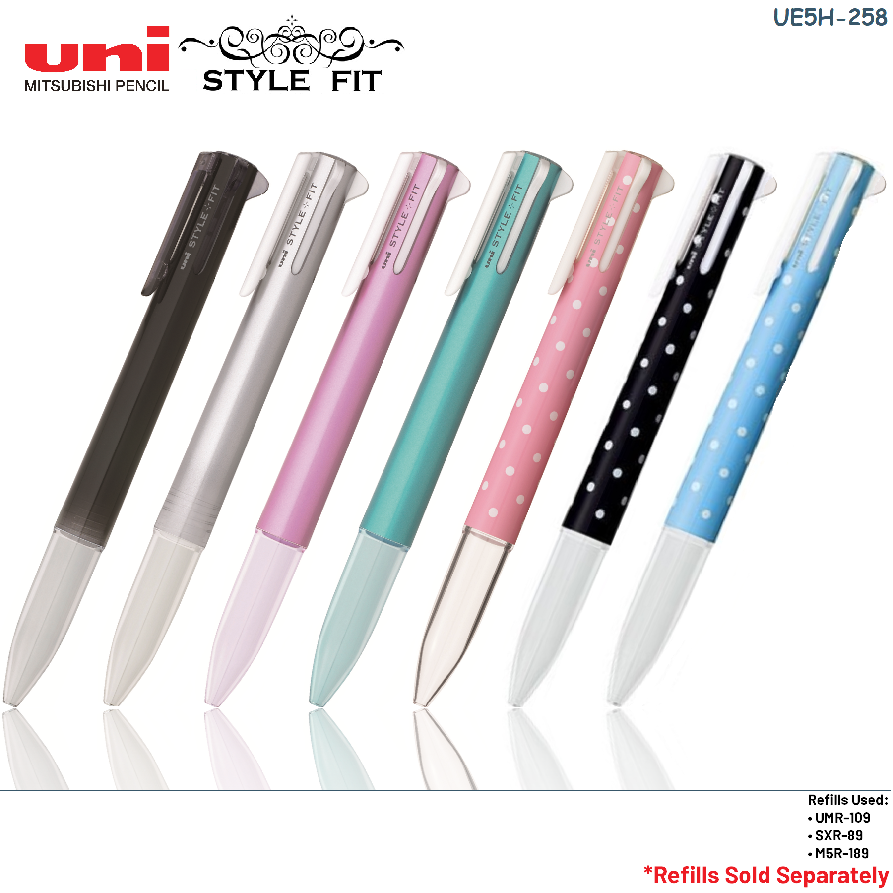 Uni Style Fit Multi Pen Body UE5H-258