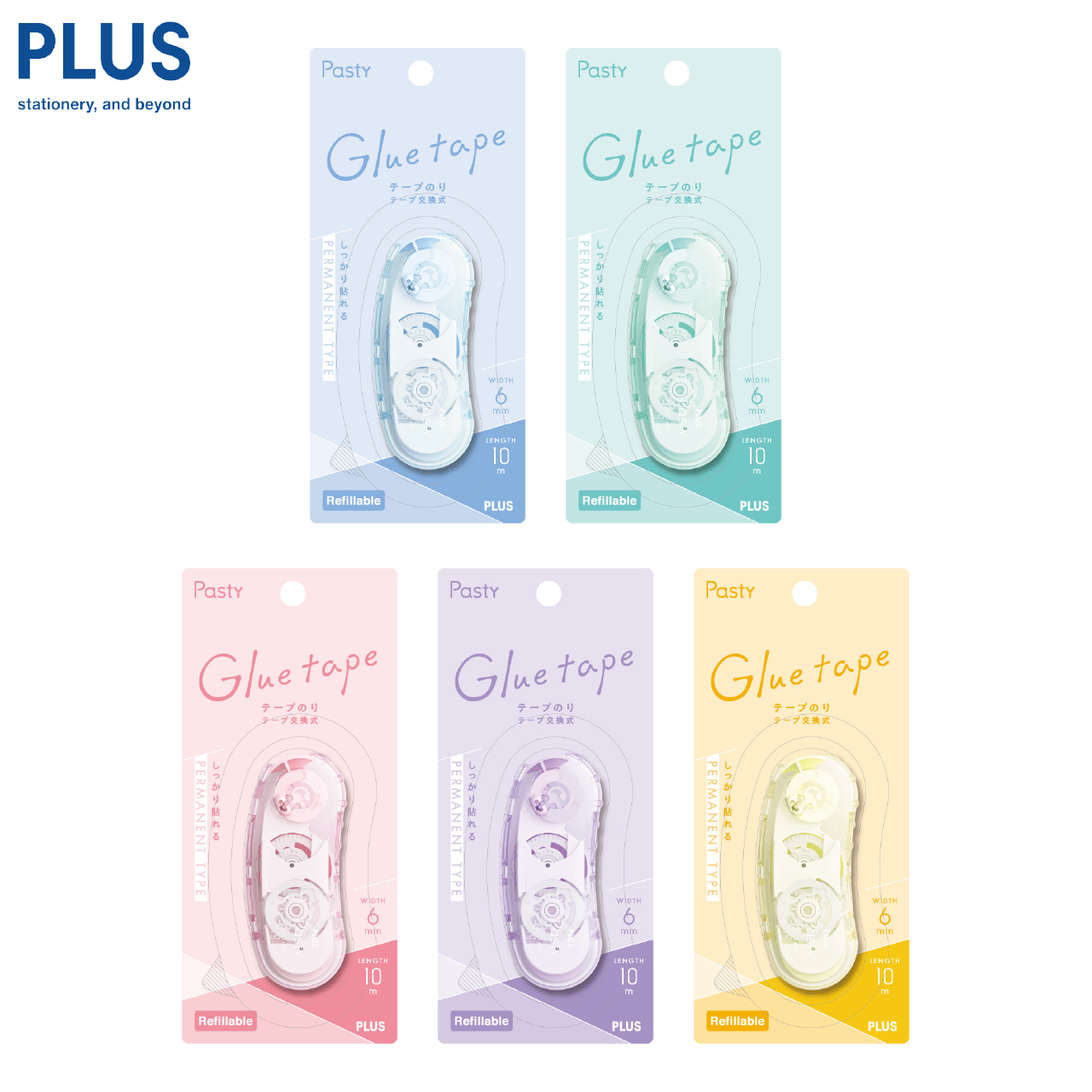 PLUS Pasty Series (2023) Refillable Norino Pod 6mm x 10m [TG-1110P]