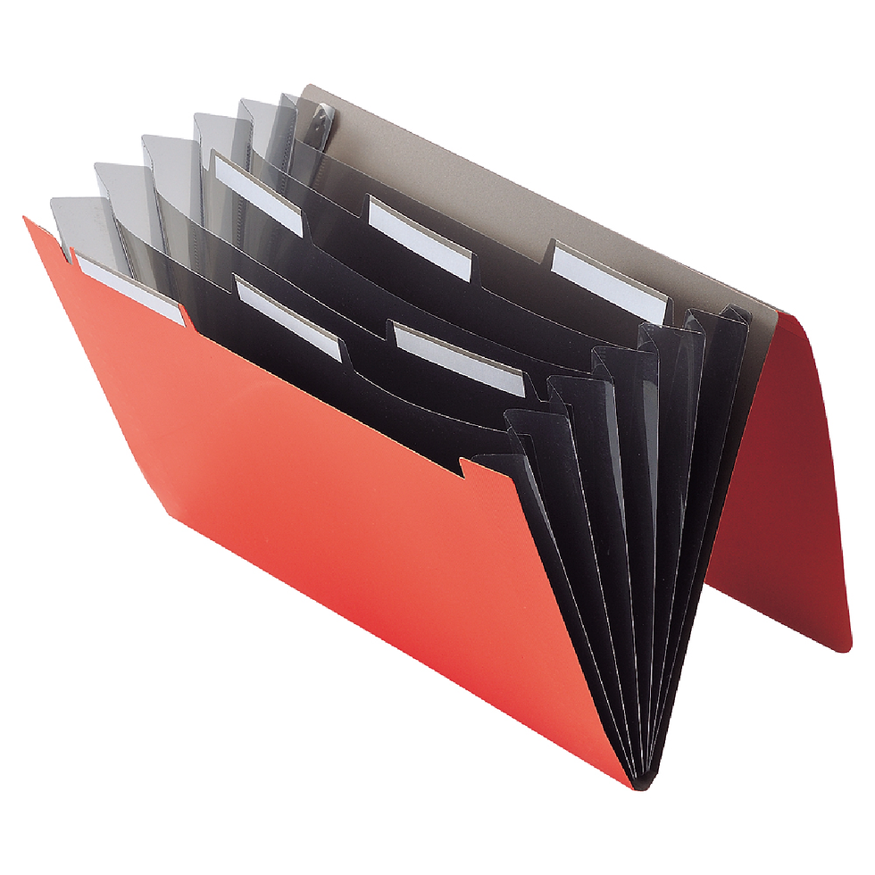 縮圖：LIHIT LAB Smart Fit Pocket Folder A4 Size A-7589