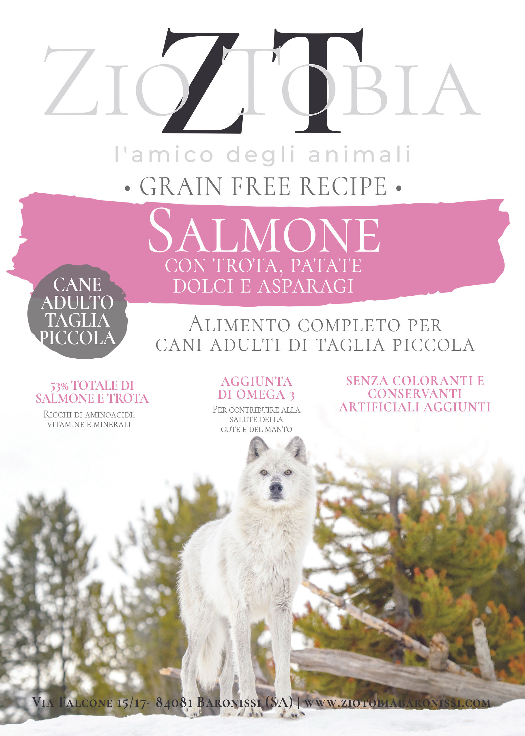 ZT grain free salmone e trota mini 2kg