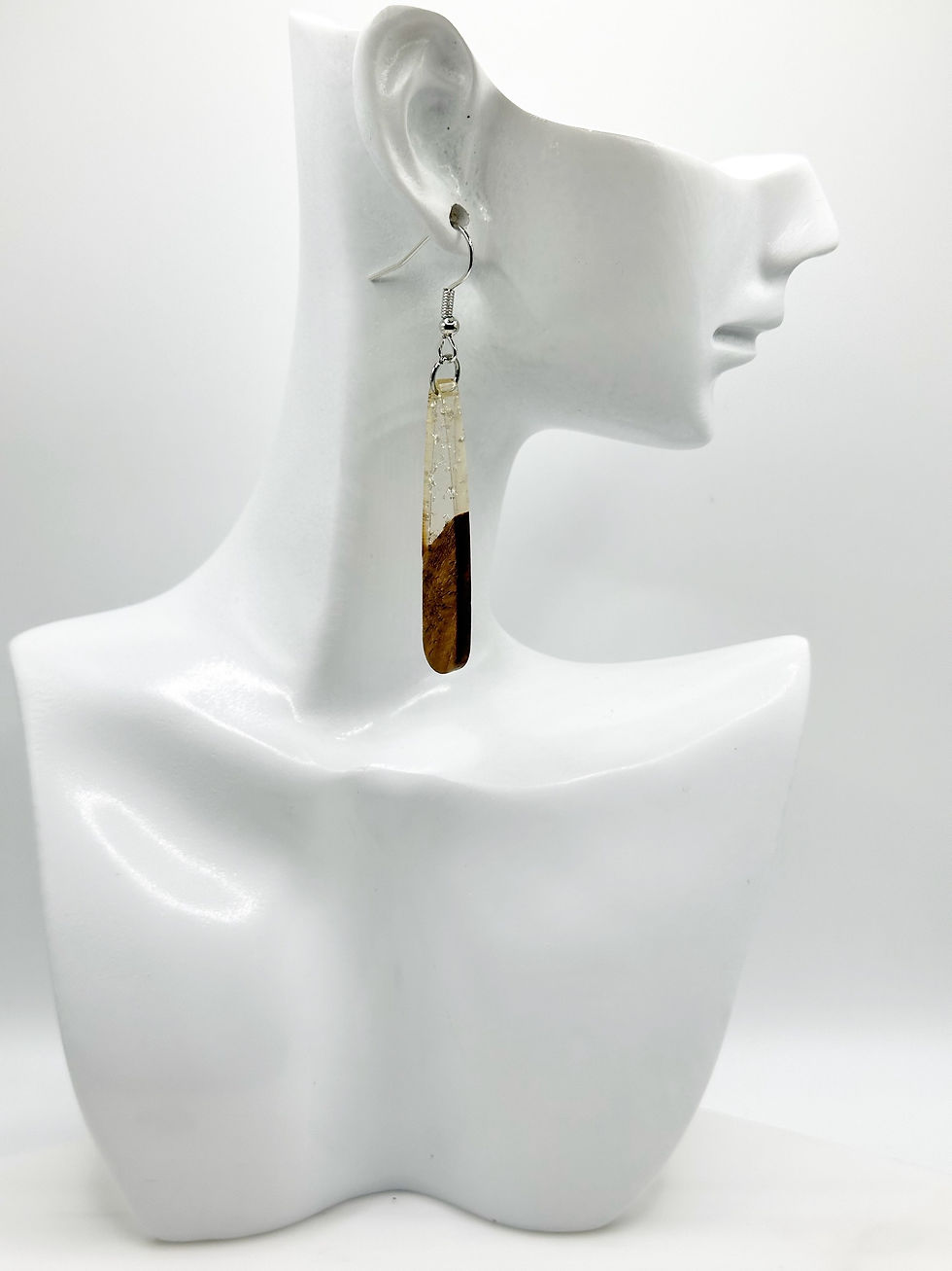 Thumbnail: Wood Resin Earrings ( More colors)