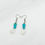 Thumbnail: Turquoise with Mother of Pearl Earrings