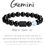 Thumbnail: Black Agate Zodiac Bracelet 