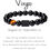 Thumbnail: Black Agate Zodiac Bracelet 