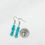 Thumbnail: Blue Turquoise Earrings