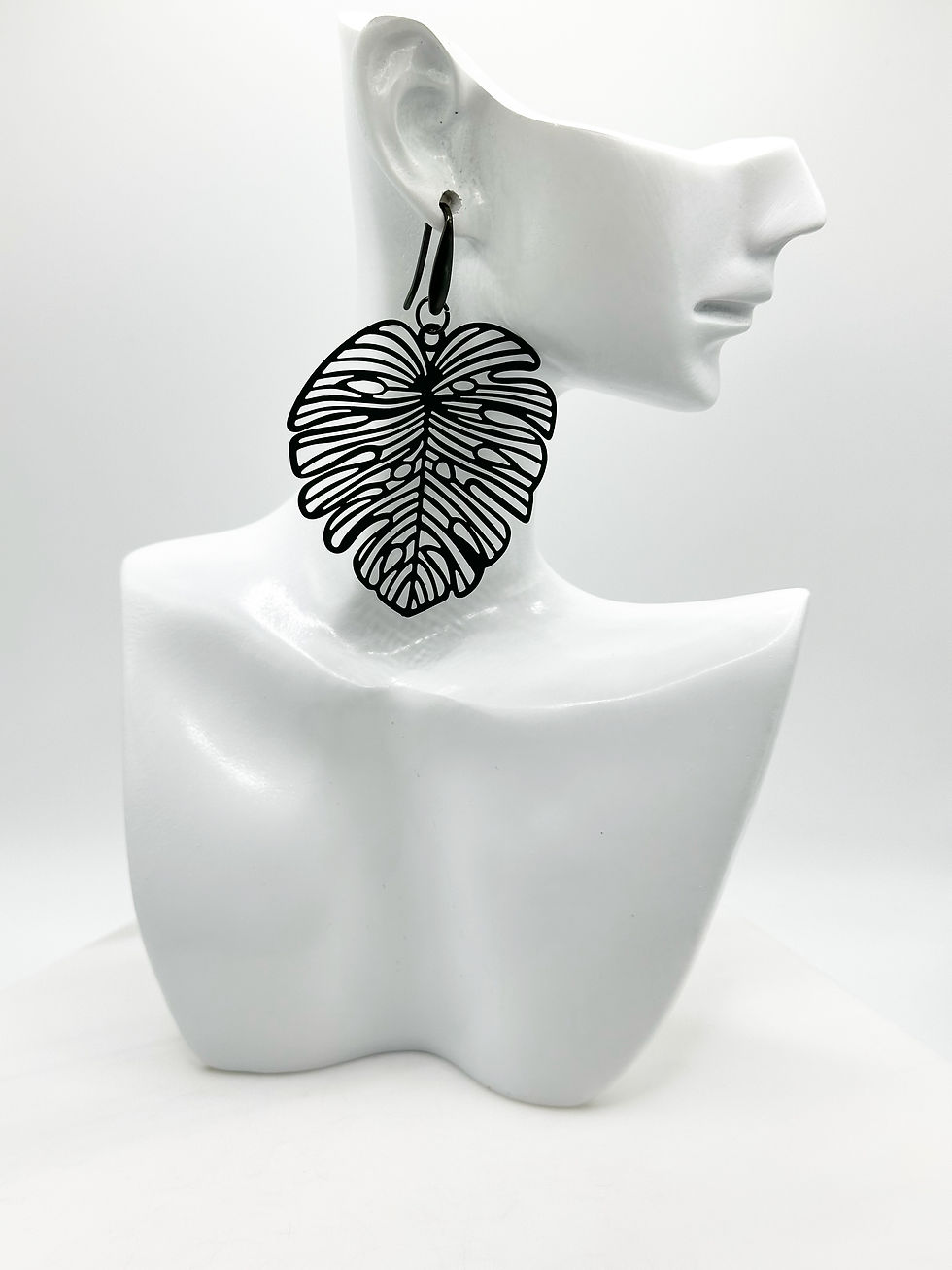 Thumbnail: Large Monstera Earrings ( more colors)