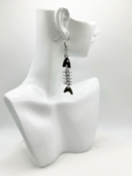 Stainless Fish Earring