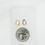 Thumbnail: 18K Gold Plated Opalite Teardrop Earring
