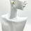 Thumbnail: Dainty Puppy Paw Stud earring