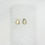 Thumbnail: 18K Gold Plated Opalite Teardrop Earring