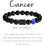 Thumbnail: Black Agate Zodiac Bracelet 