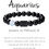 Thumbnail: Black Agate Zodiac Bracelet 