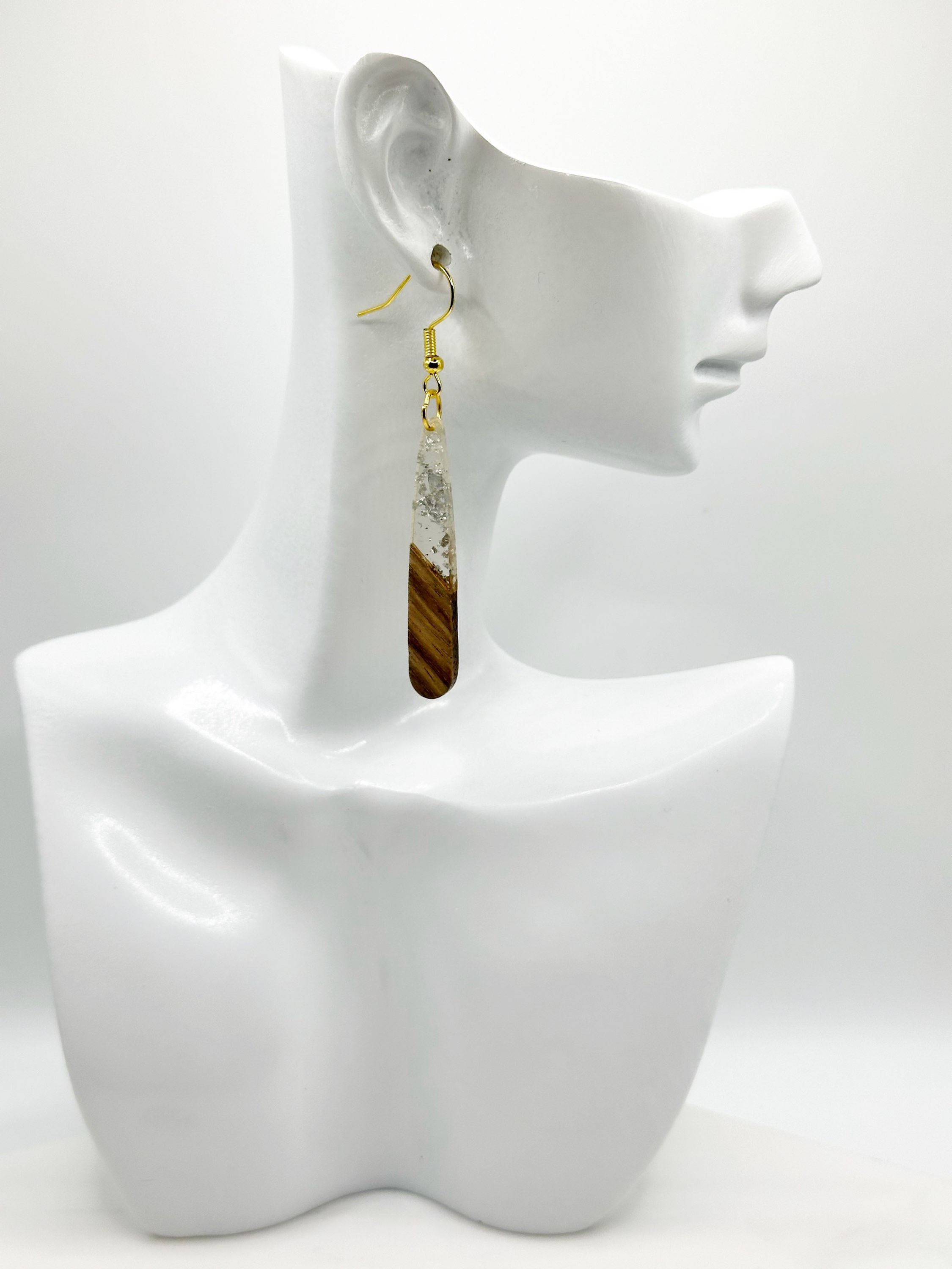 Wood Resin Earrings ( More colors)