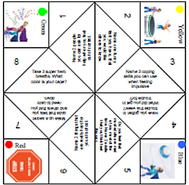 Printables Impulse Control Worksheets For Kids free counseling activities adhd fortune teller