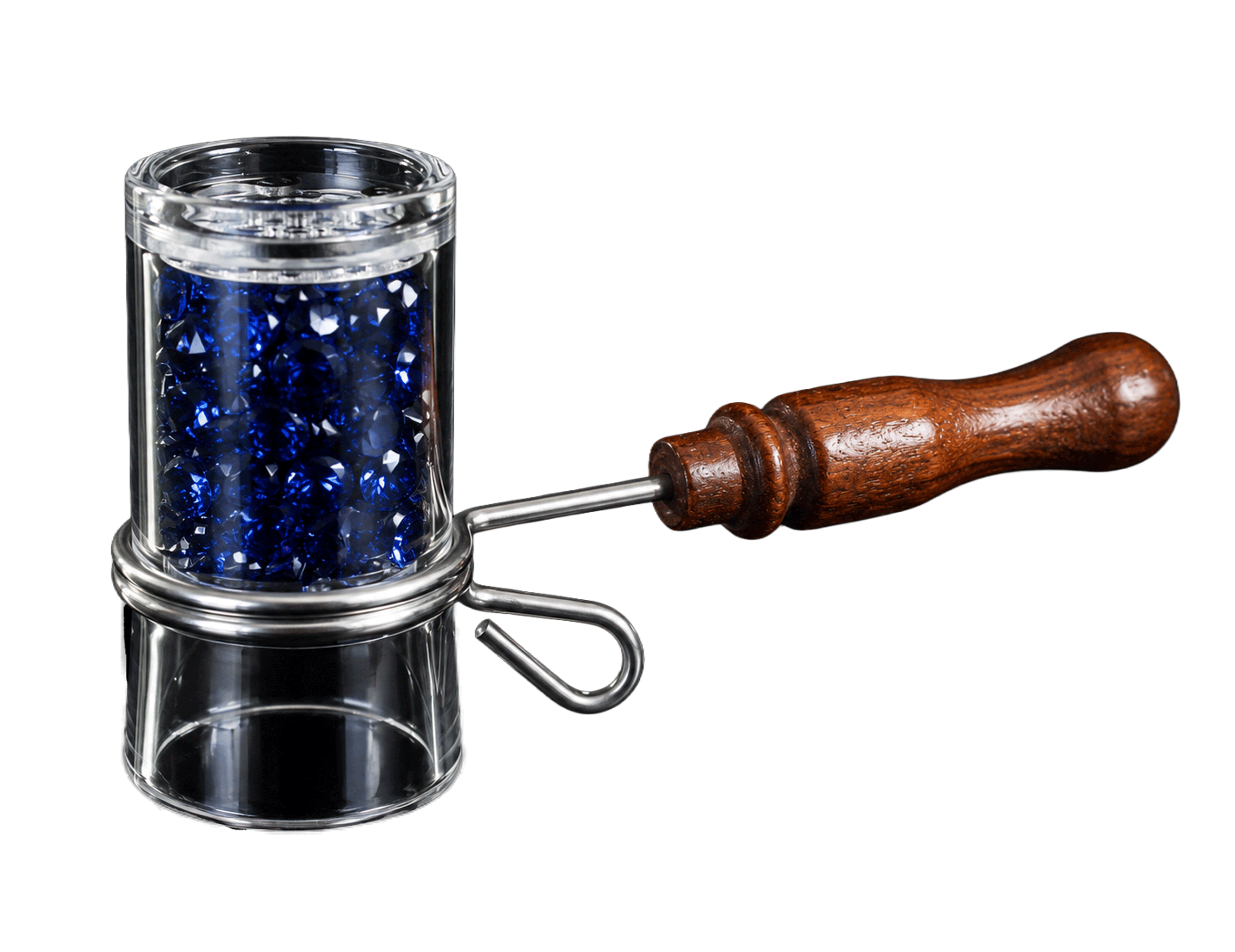 GRAVEDA Quartz Glas Diffusor inkl. 765 Saphire 3 mm, Glas Chamber 14 mm