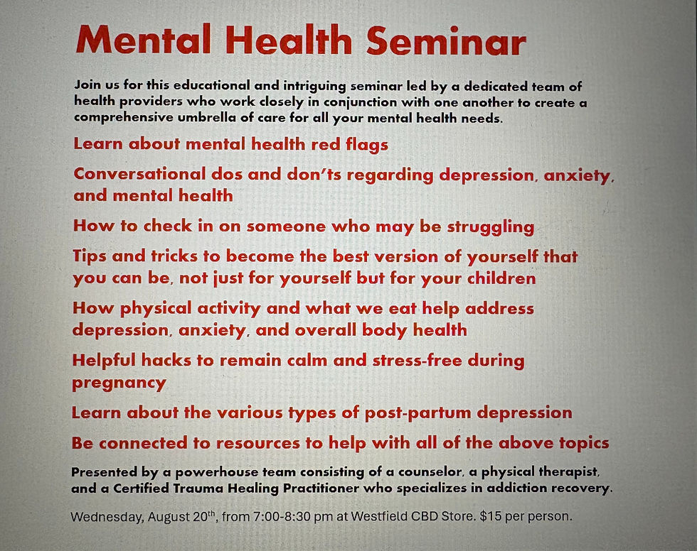 Mental Health Seminar