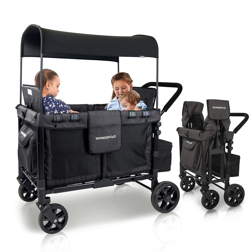 WONDERFOLD W4 Original Quad Stroller Wagon (4 Seater)