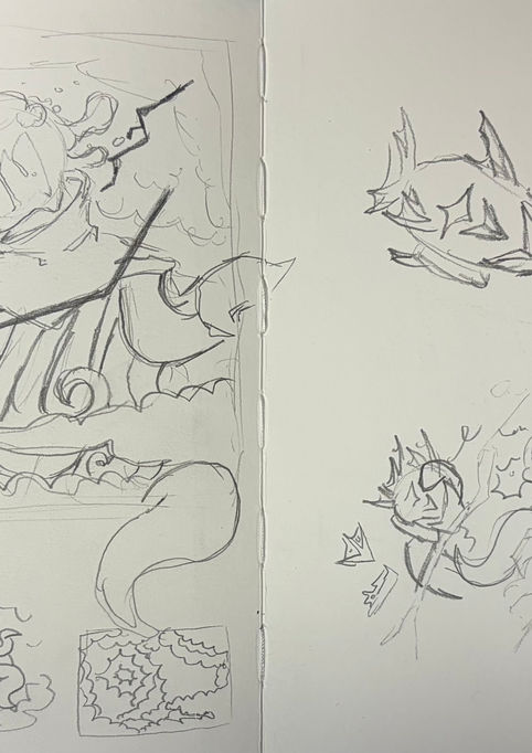 Layered Paper Final Concept Sketches