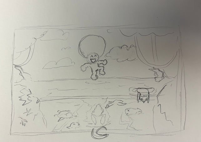 Layered Paper Concept 6 sketch