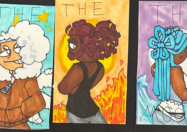 The World Is Your Tarot Card Line Up
