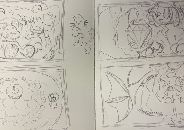 Layered Paper Concept 2-5 Sketches