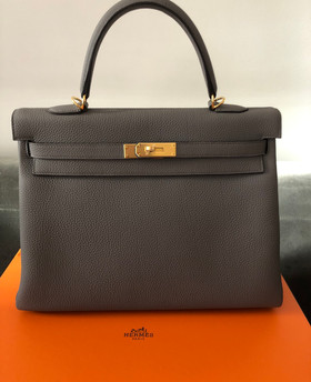 hermes kelly gris etain