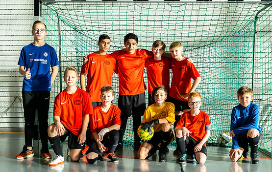 Fußball AG der Mozart-Schule in Berlin Hellersdorf