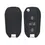 Miniatura: Carcasa de llave plegable Citroën / Peugeot 3 botones (maletero) Perfil HU 83