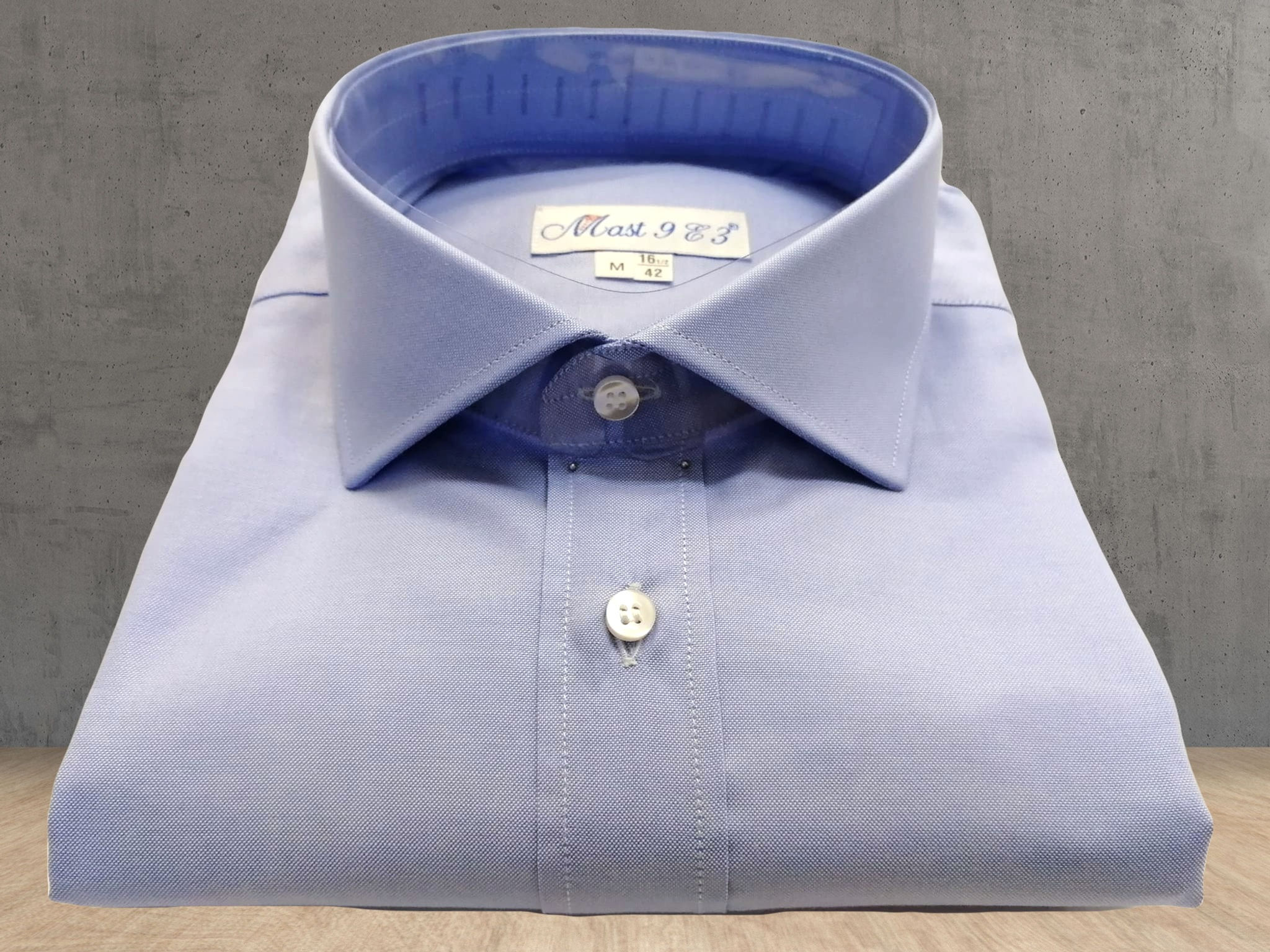 100% Cotone | Classica Celeste - Collo Francese N12