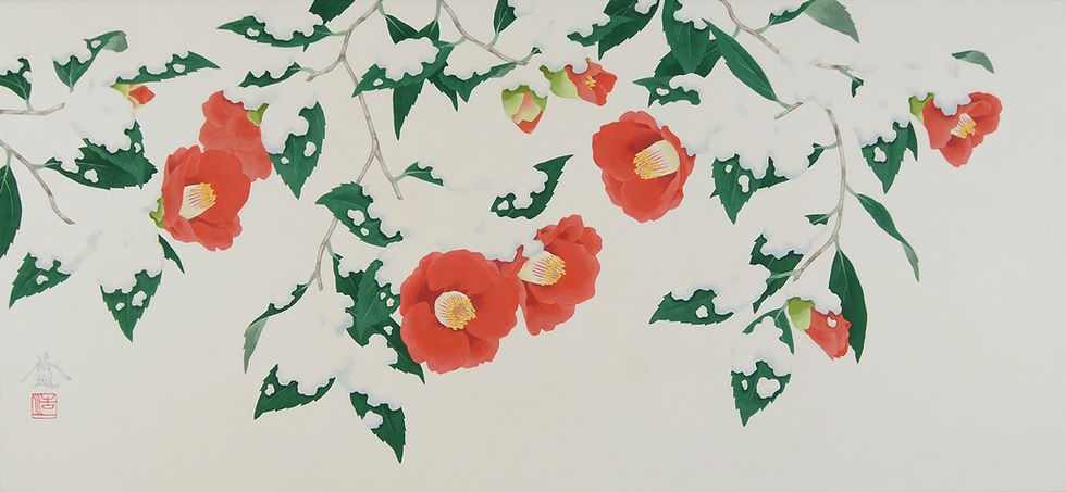 <冬> 冬化粧のおり-250×540mm