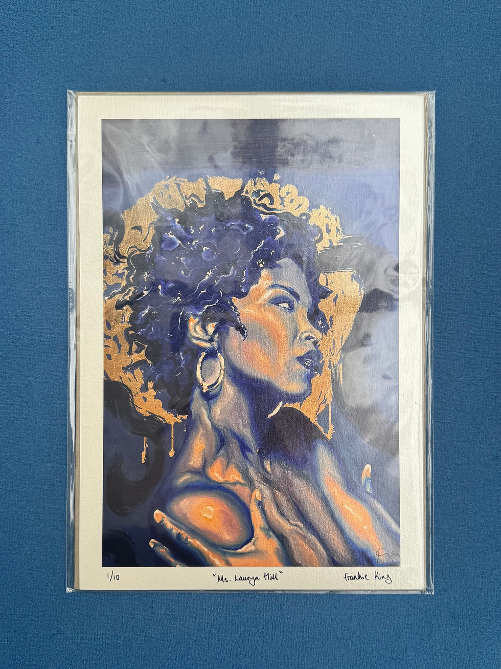 Thumbnail: Lauryn Hill Limited Edition Giclèe Print, woman's profile