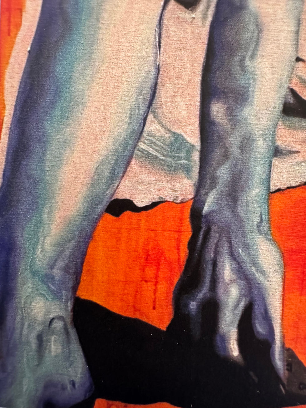 Thumbnail: Giclée print detail of Brigitte Bardot's leg and arm