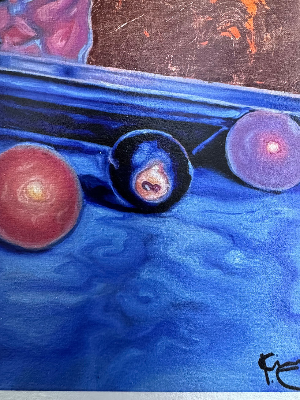 Thumbnail: Cue the Blues artwork, three pool balls