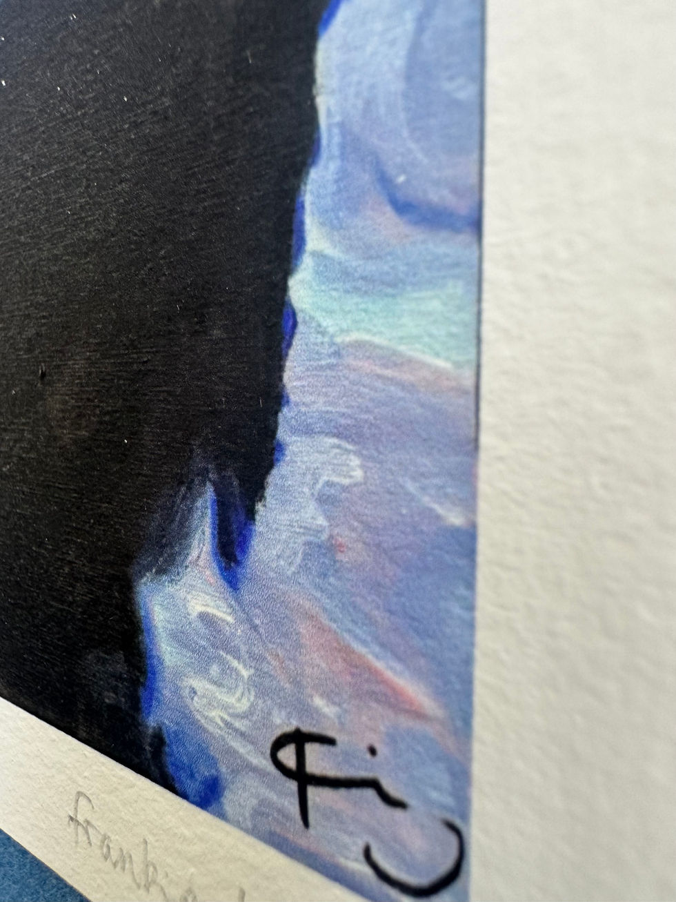 Thumbnail: Signature on The Ernest King giclée print