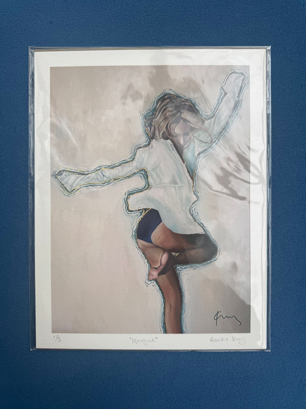 Thumbnail: Limited Edition Giclée Print of Minogue dancing
